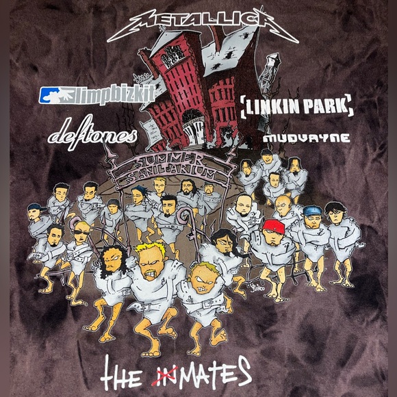 2 Vintage Metallica band Tour Shirts size Xl and XXL 2003 - Picture 4 of 14